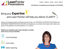 Tablet Screenshot of laserpointerpresentations.com